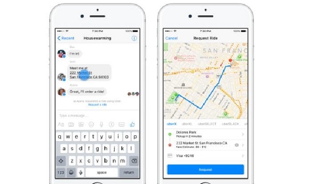 臉書新功能不斷 再結合Uber增加便利性 | 文章內置圖片