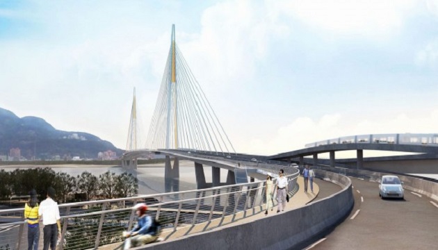 淡江大橋第二標工程開工 八里淡水縮距離