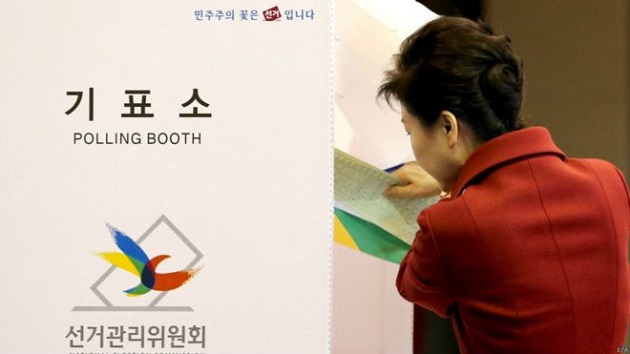 南韓國會13日改選，結果將衝擊明年總統大選