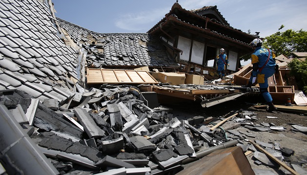 熊本地震規模6.5，閣揆張善政下令調查在日旅遊人數