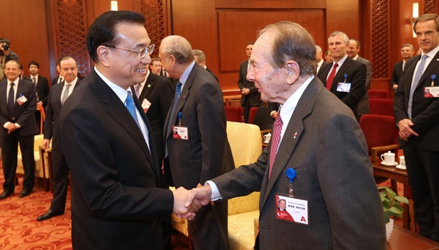 中国大陆国务院总理李克强：中美关係向前发展是趋势 | 文章内置图片