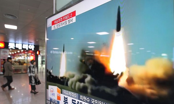 北韓發射彈道導彈 在空中飛行幾分疑似不成功 