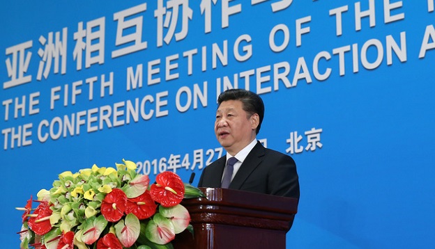 習近平出席亞洲相互協作與信任措施會議，堅持維護中國主權