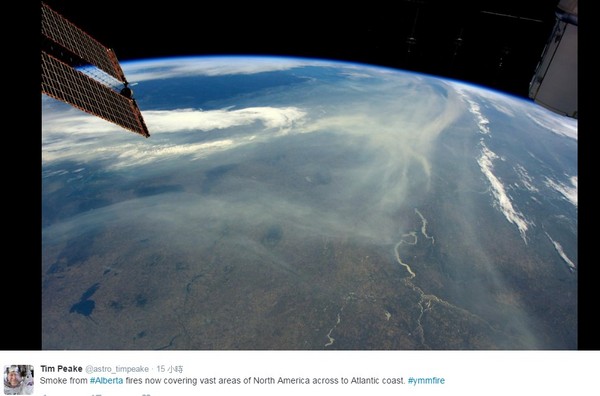 加拿大野火濃煙連太空人都看得到！燒毀面積等於7個台北市