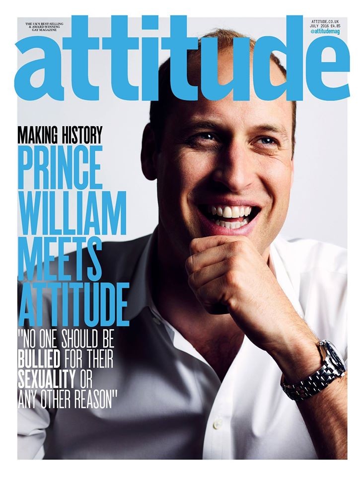 英王室首登同志雜誌封面 威廉：沒有人該因性傾向受到霸凌 | 文章內置圖片