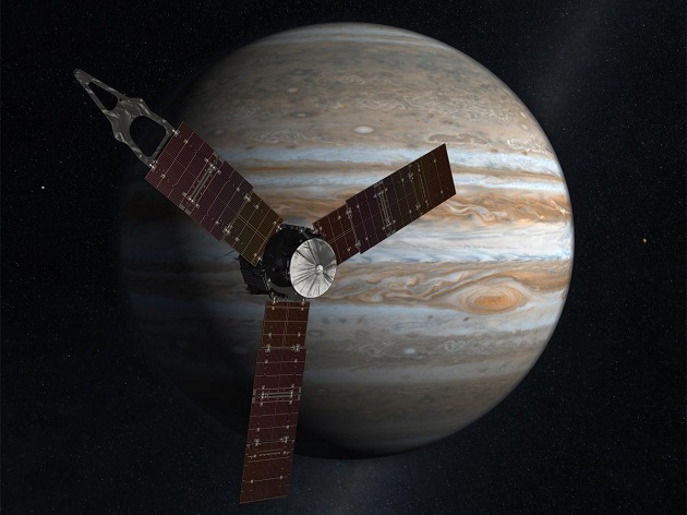 NASA探測器－－朱諾號今抵木星 接露太陽系起源