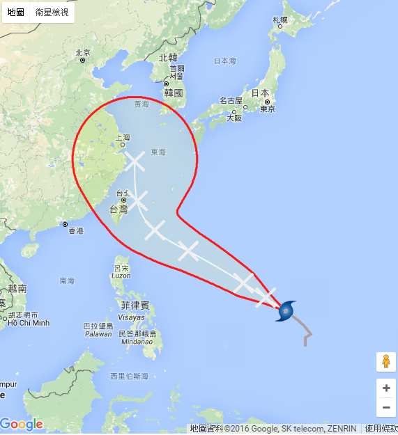 今年首颱要來了!颱風尼伯特增強擴大 5日路徑較明確 | 文章內置圖片