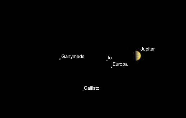 朱諾號克服輻射層傳回照片 木星被其他3顆衛星擁戴著呢！ | 文章內置圖片