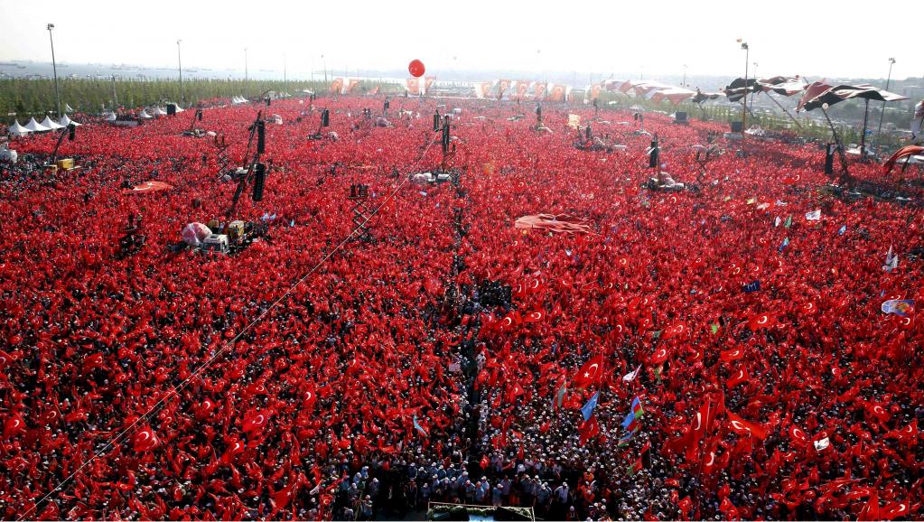 土耳其總統舉辦群眾演說  艾爾段：重新引入死刑