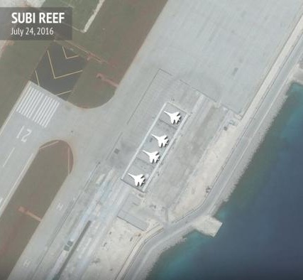 中國在南海島礁頻密建設 飛機庫超越民用用途 | 文章內置圖片