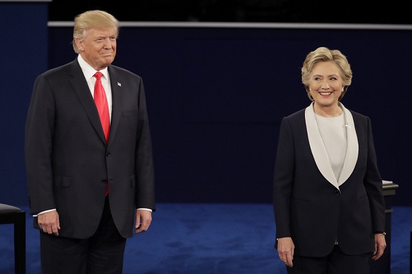 美國第2場總統辯論  CNN民調：希拉蕊領先川普20％