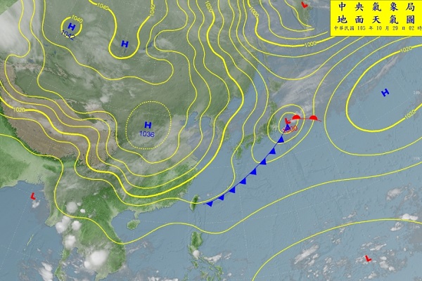 東北風增強北台灣明顯轉涼  宜花、北北基豪大雨特報