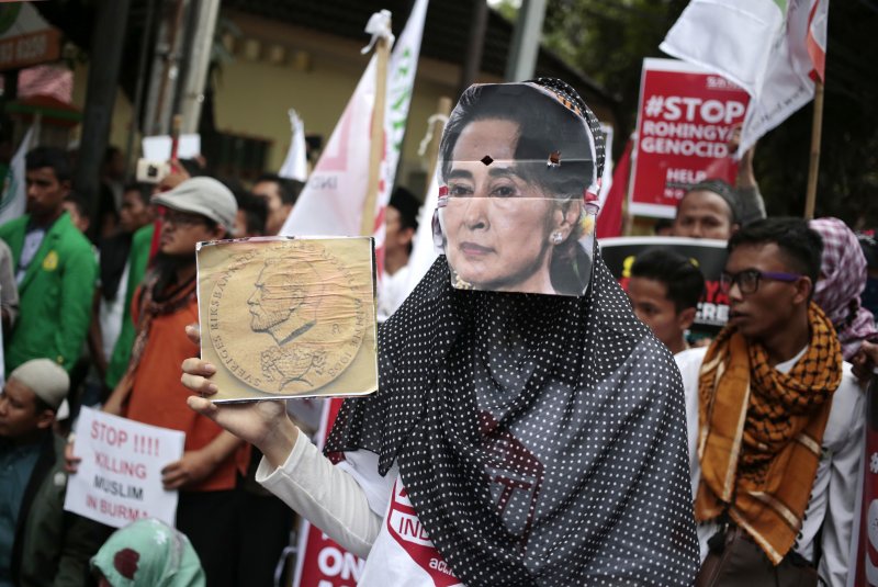 緬甸軍殘殺羅興亞族 東南亞穆斯林街頭抗議 | 文章內置圖片