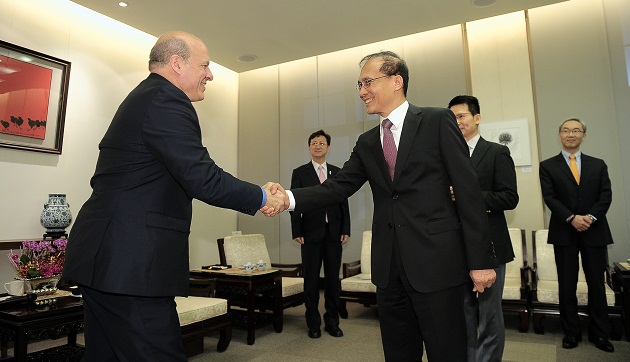 林揆與APEC資深官員會談  盼深化台美雙邊經貿合作