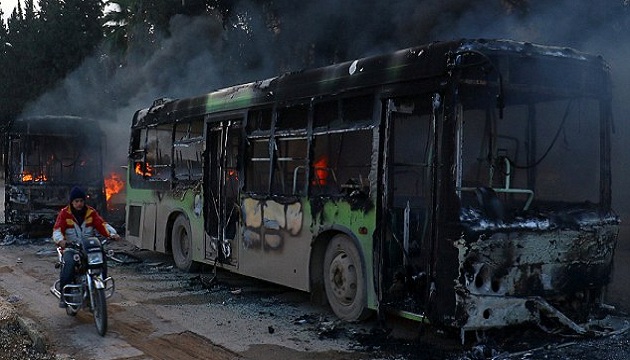 協議破局!敘利亞難民巴士遭燒毀 吞噬和平曙光