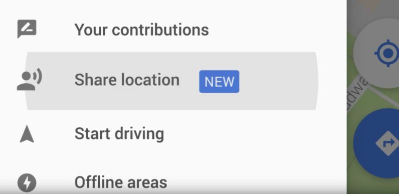 Google地圖新功能 即時分享位置超簡單 | 文章內置圖片