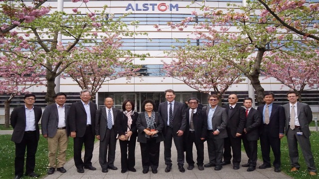 陳菊赴法國Alstom公司總部 為高雄輕軌進行交流
