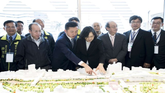 蔡总统视察前瞻基础建设 新竹反转城市轴线 | 文章内置图片