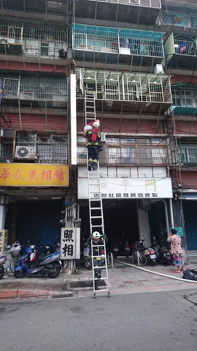 萬華區公寓火警 4層燃燒疏散兩百多人 | 文章內置圖片