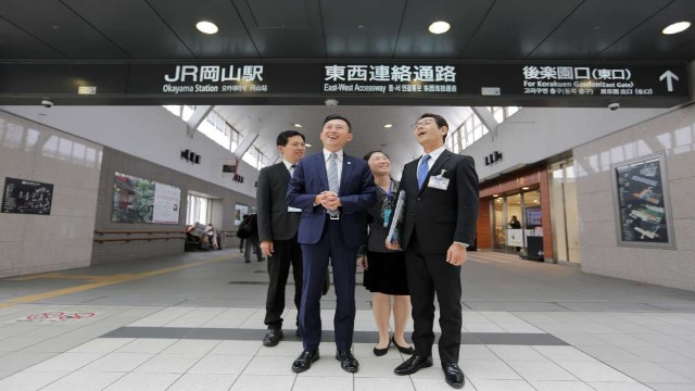新竹市长赴日为大车站计画进行考察