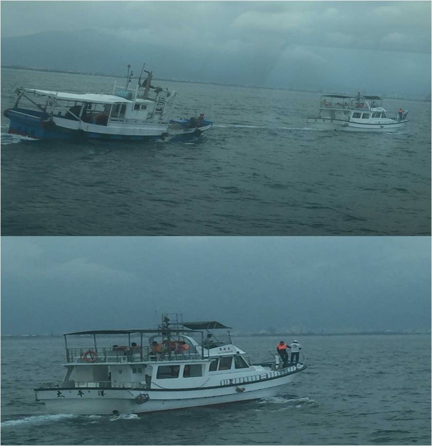 漁船絞網失去動力 花蓮海巡緊急救援 | 文章內置圖片