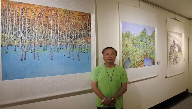 水墨画大师作品展 于新竹文化局画廊展出