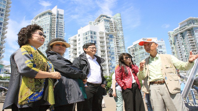 陳菊率團訪溫哥華 為高雄綠能智慧城市進行考察