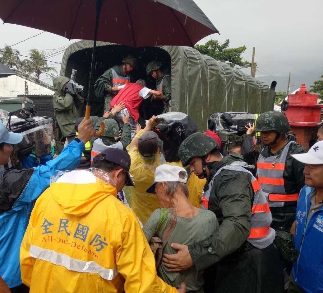 海棠颱风逼近本岛 国防部严密监控 | 文章内置图片
