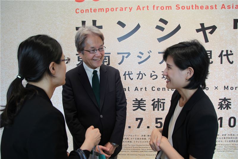 新南向文化政策參考 文化部長鄭麗君參觀「太陽雨：東南亞當代美術」展 | 文章內置圖片
