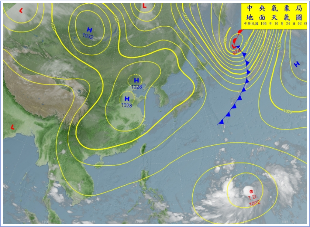 颱風「蘇拉」最快今晚生成 氣象局:路徑有待觀察 | 文章內置圖片