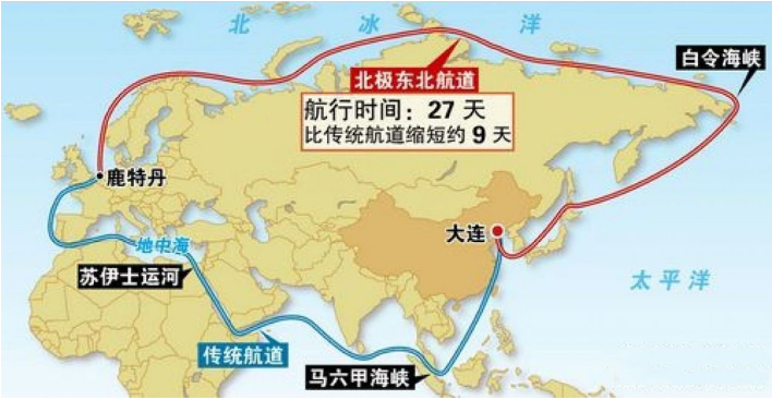 中俄將合作開發「冰上絲綢之路」 | 文章內置圖片