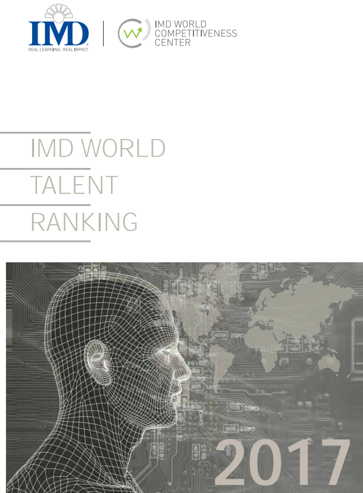 2017 IMD世界人才報告:台人才外流嚴重 | 文章內置圖片