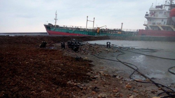 汙染60艘漁船  擱淺19天巴拿馬油輪終脫困 | 文章內置圖片