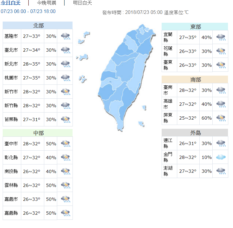 北部、宜蘭今有雨 熱低壓可能轉輕颱！ | 文章內置圖片