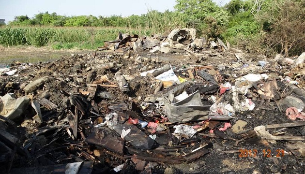 棄置廢棄物又縱火，環保公司知法犯法送辦！ | 文章內置圖片