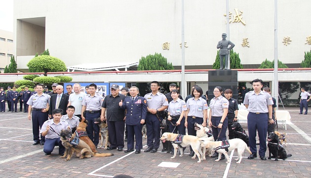 中央警察大學成立警犬研究社 積極培訓訓犬種子教官