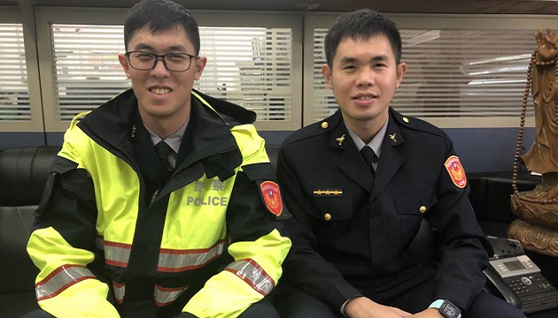 淡水警分局补新血 警界兄弟档入列