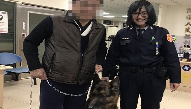 狗狗驚魂記!調皮狗趁飼主開門亂闖遭撞 汐止警協助聯繫飼主帶回！