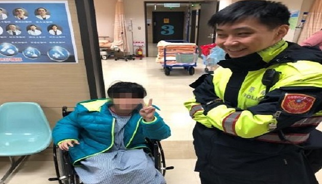 新庄暖警即时救援 寒冷冬天协助少女平安就医