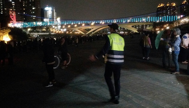 2019碧潭水舞音樂會，新店警分局加強交通疏導