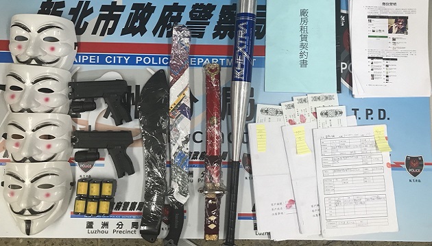 蘆洲警執行雷霆掃黑行動 掃平轄內幫派據點