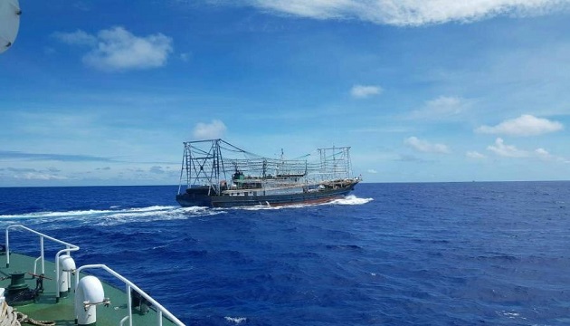 雷達偵測大陸漁船越界，海巡強力驅離保護領海