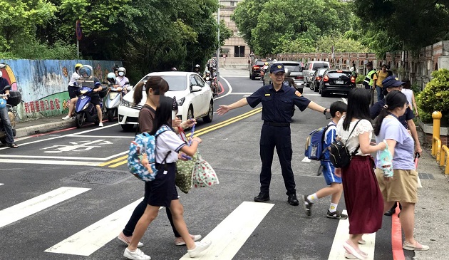 假期結束了!淡水警護童 學童安心家長放心