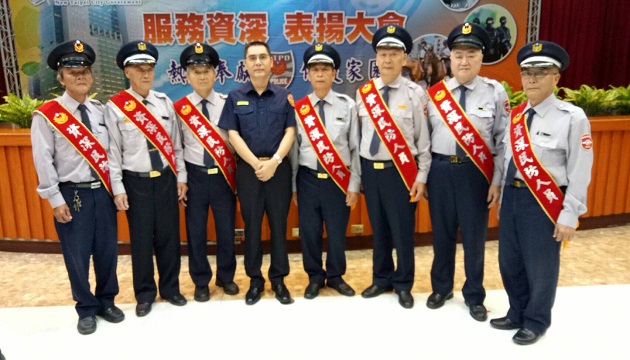 新北警表扬资深民防 林口警分局7人获奖