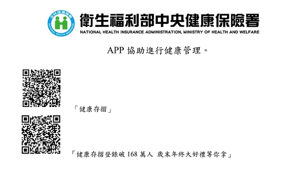 顧健康，抽大獎，健康存摺登錄破168萬人，有機會抽大獎