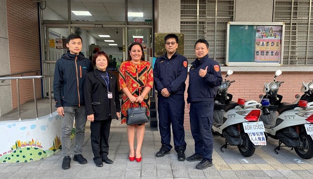 春节年前关怀警专实习生　祕鲁内政部顾问慰问勉励