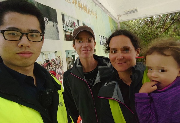 法國女鐵馬環島急找露營地 新店警解圍 法女大讚台灣警好讚 | 文章內置圖片