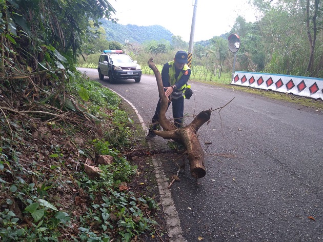 維護道路安全不遺餘力 玉警排除路障保平安 | 文章內置圖片