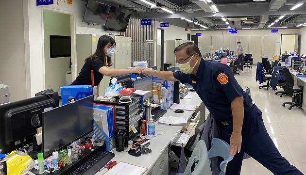 警察民力一家亲 新北警局长偕同民防大队长参加110年民防中队幹部常年训练