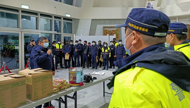 四大公投登場！淡水警選務維安滴水不漏